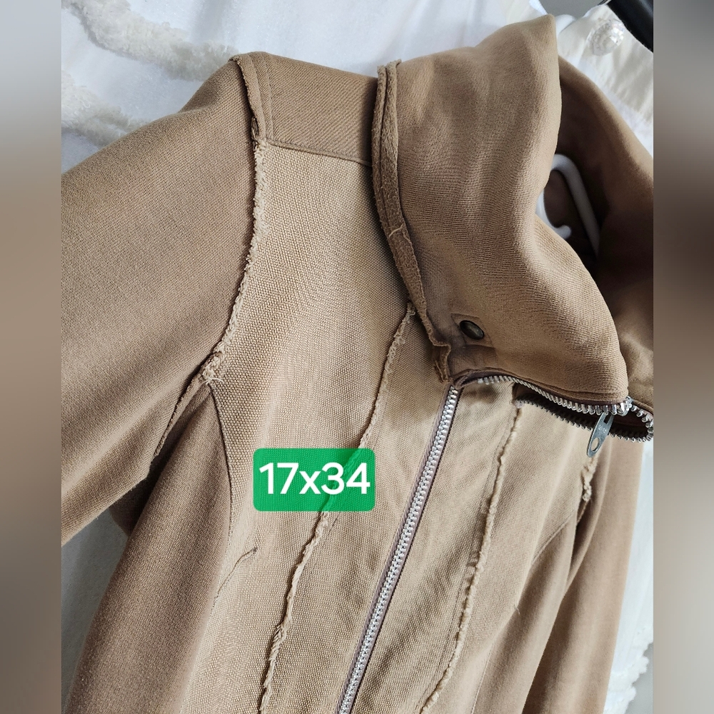 Vintage, Distressed, Tan Colored, The People Have Spoken Coat. Final Price! - Picture 6 of 15